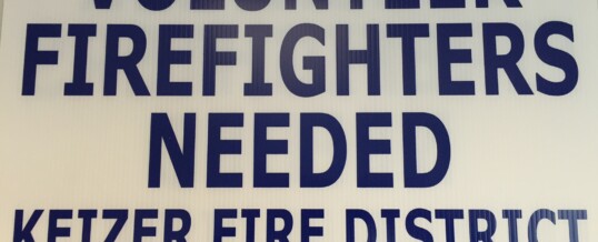-Closed- Recruiting for Volunteer Firefighters