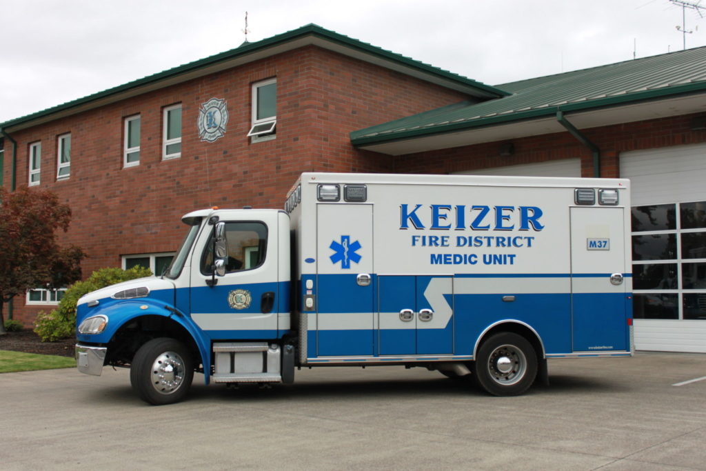 Keizer Fire District Medic 37 Ambulance